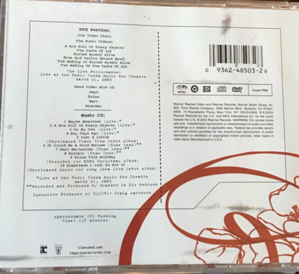 Maybe Memories - Used, The (CD - 3433) music collectible [Barcode 9325583028502] - Main Image 2