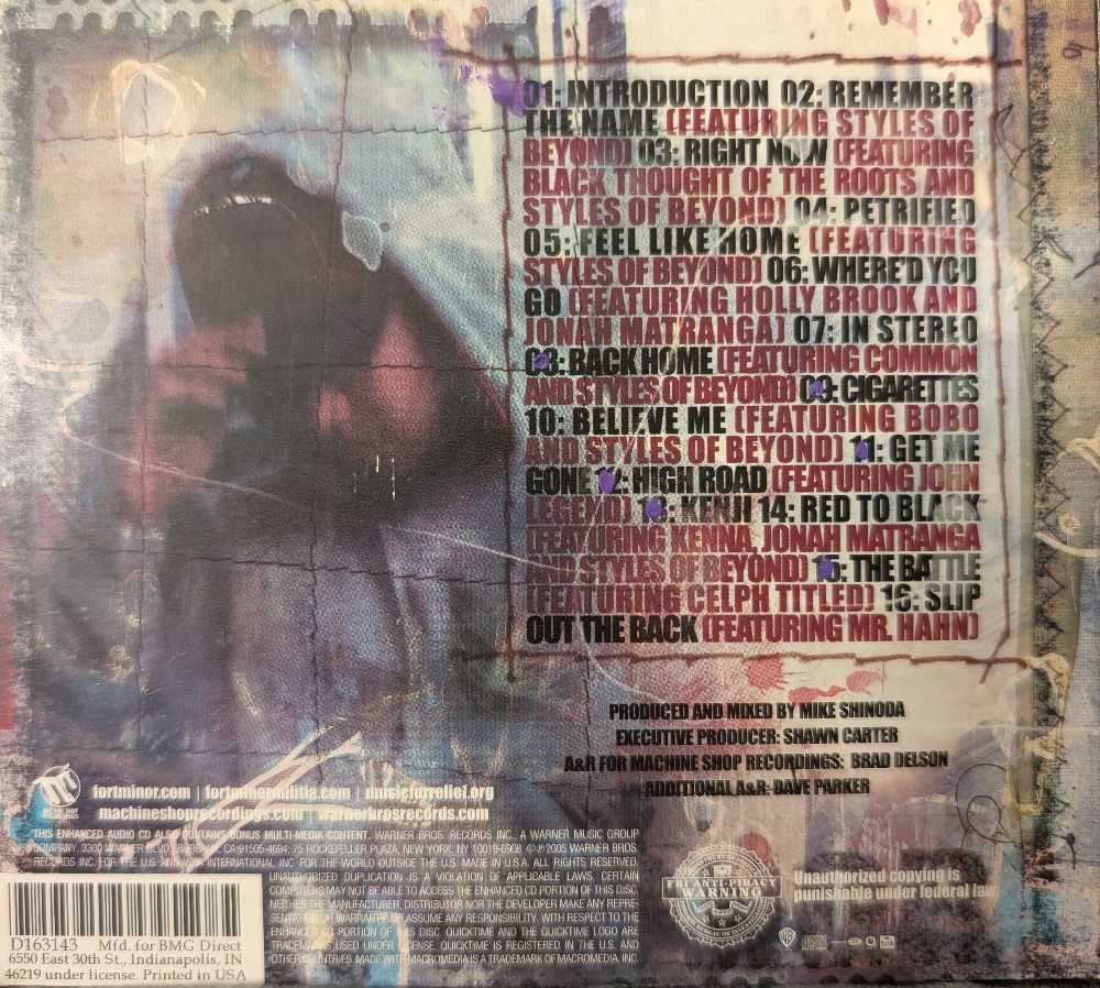 The Rising Tied - Fort Minor (12” - 51) music collectible [Barcode 093624938828] - Main Image 4