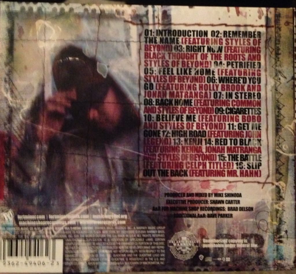 The Rising Tied - Fort Minor (CD) music collectible [Barcode 9325583032158] - Main Image 2