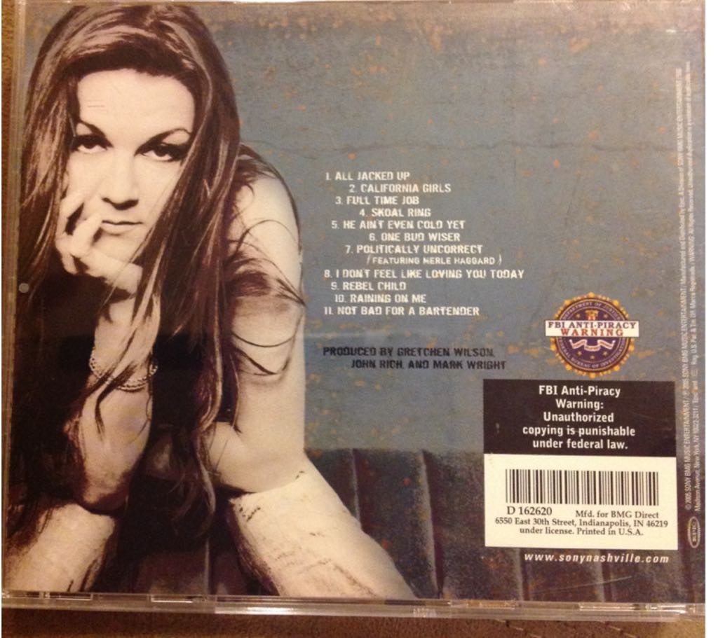 All Jacked Up - Wilson, Gretchen (CD - 42) music collectible [Barcode 827969499023] - Main Image 2