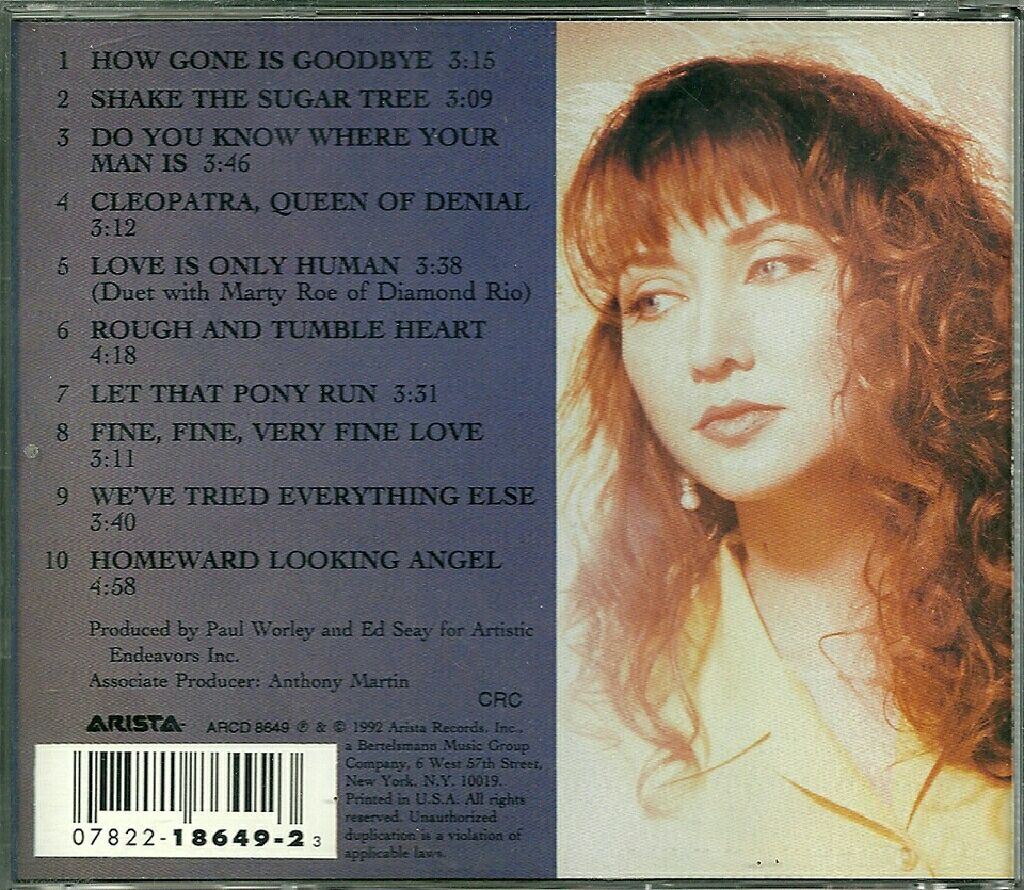Homeward Looking Angel - Pam Tillis (Cassette) music collectible [Barcode 078221864947] - Main Image 2