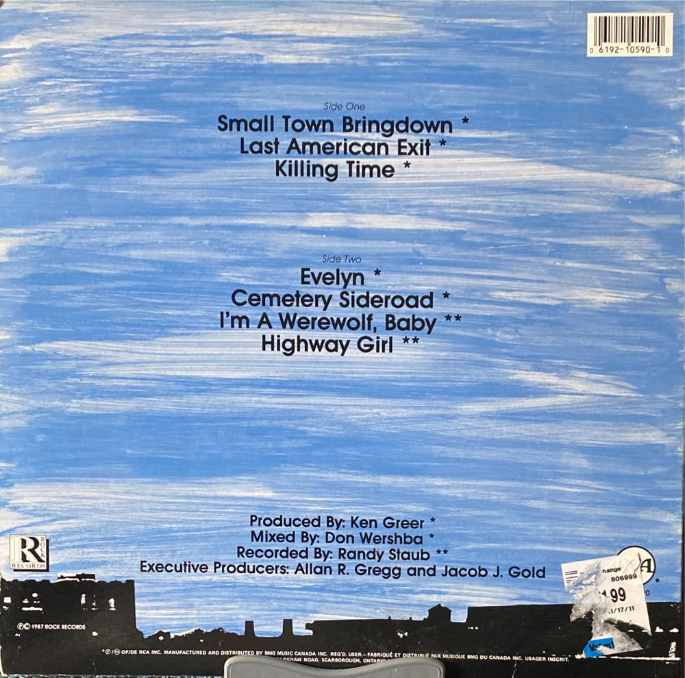 The Tragically Hip - Tragically Hip, The (Cassette - 27) music collectible [Barcode 600753425596] - Main Image 2