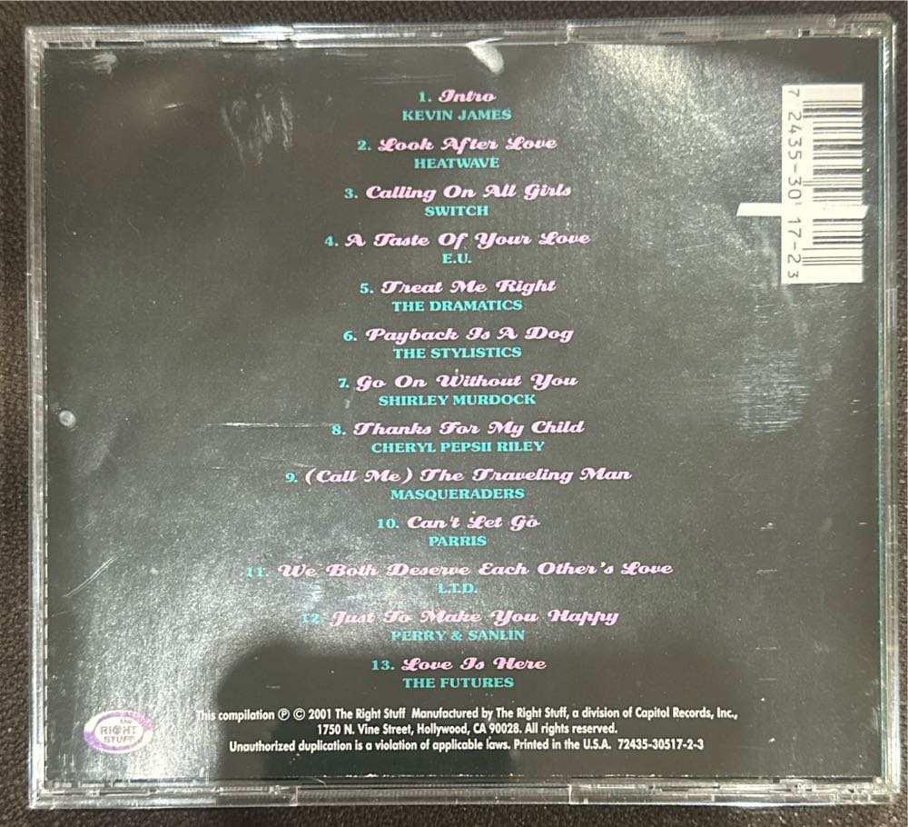 Slow Jams: The Timeless Collection Vol. 8 - Slow Jams The Timeless Collection (CD) music collectible [Barcode 724353051723] - Main Image 2