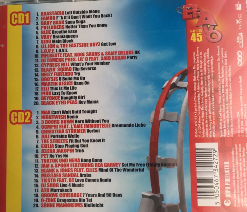 Bravo Hits 45 - Various (CD) music collectible [Barcode 5050467342729] - Main Image 2