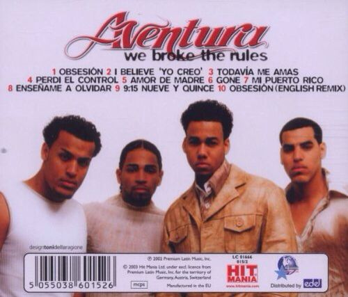 We Broke the Rules - Aventura (CD) music collectible - Main Image 2