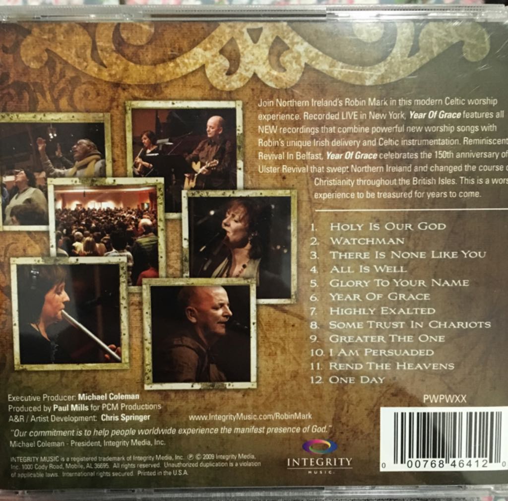 Year Of Grace - Robin Mark (CD) music collectible [Barcode 000768464120] - Main Image 2