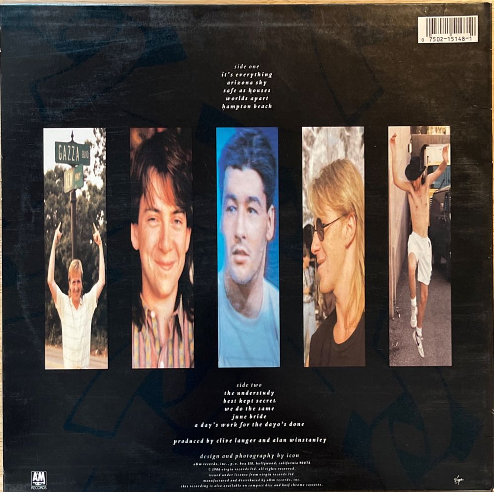 What Price Paradise - China Crisis (12”) music collectible [Barcode 075021514812] - Main Image 2