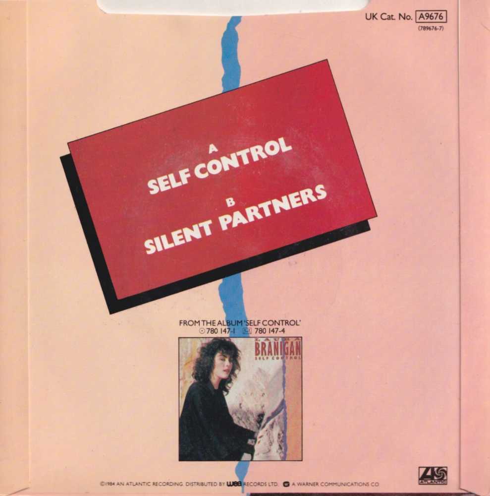 03 - 7” Single - Laura Branigan - Self Control - Laura Branigan (7” - 9) music collectible [Barcode 075678014741] - Main Image 2