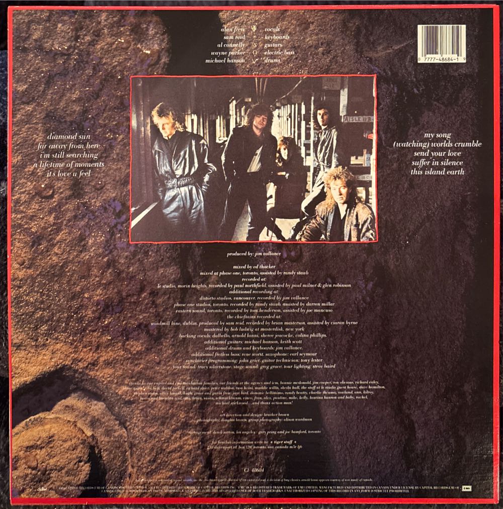 Diamond Sun - Glass Tiger (12”) music collectible [Barcode 077774868419] - Main Image 2