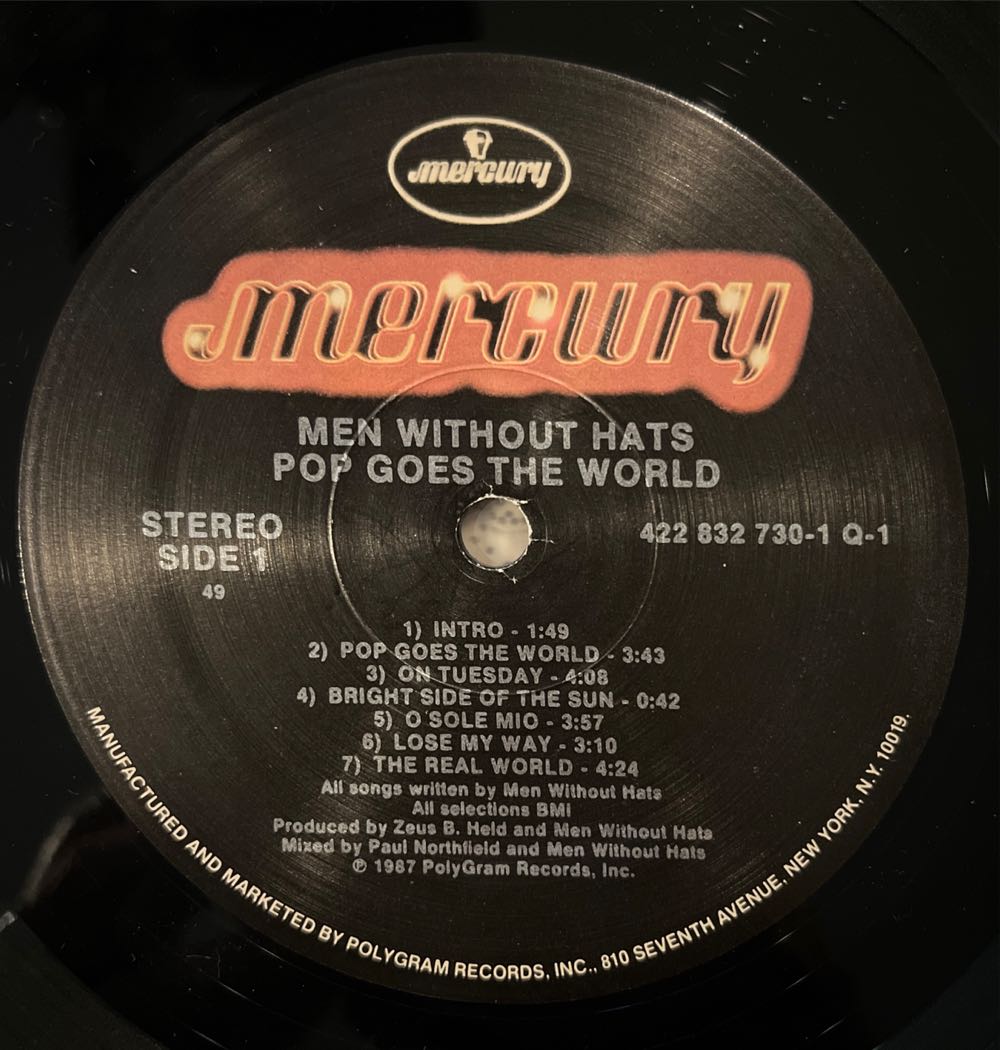 Pop Goes The World - Men Without Hats (12”) music collectible - Main Image 3