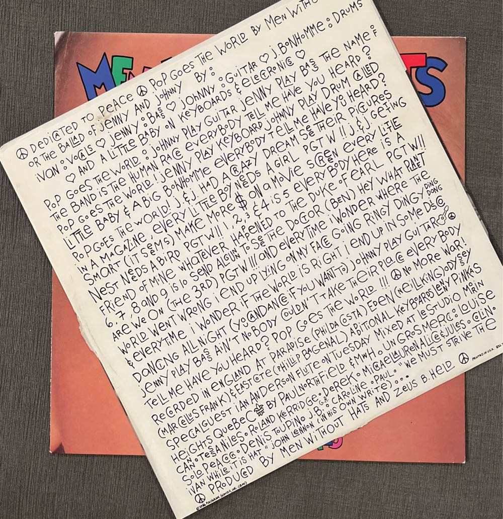 Pop Goes The World - Men Without Hats (12”) music collectible - Main Image 4