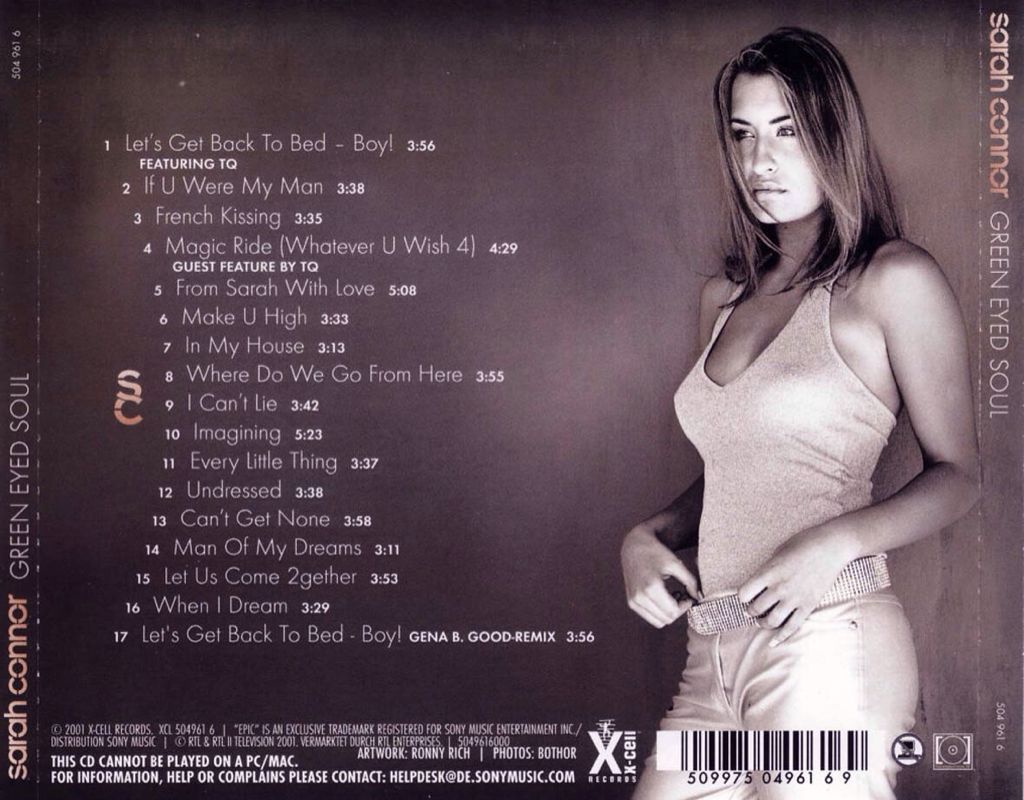 Green Eyed Soul - Connor, Sarah (CD) music collectible [Barcode 5099750496152] - Main Image 2