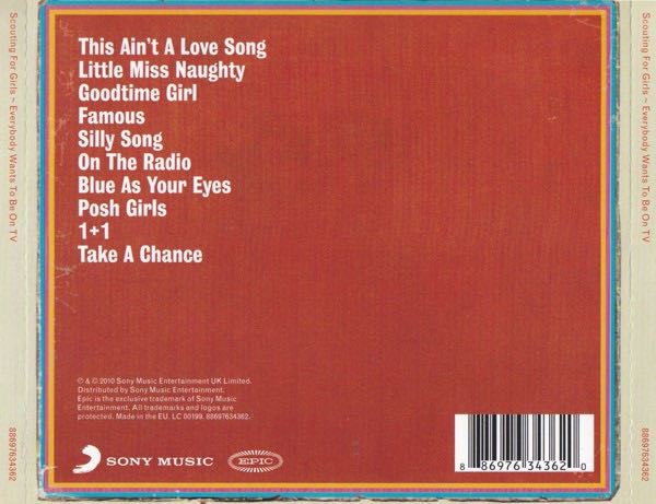 Everybody Wants To Be On TV - Scouting For Girls (CD) music collectible [Barcode 886976343620] - Main Image 2