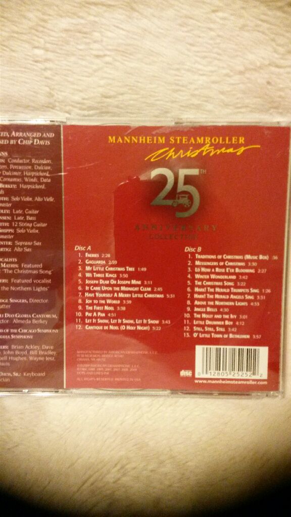 Christmas: 25th Anniversary Collection - Mannheim Steamroller (CD) music collectible [Barcode 012805252522] - Main Image 2