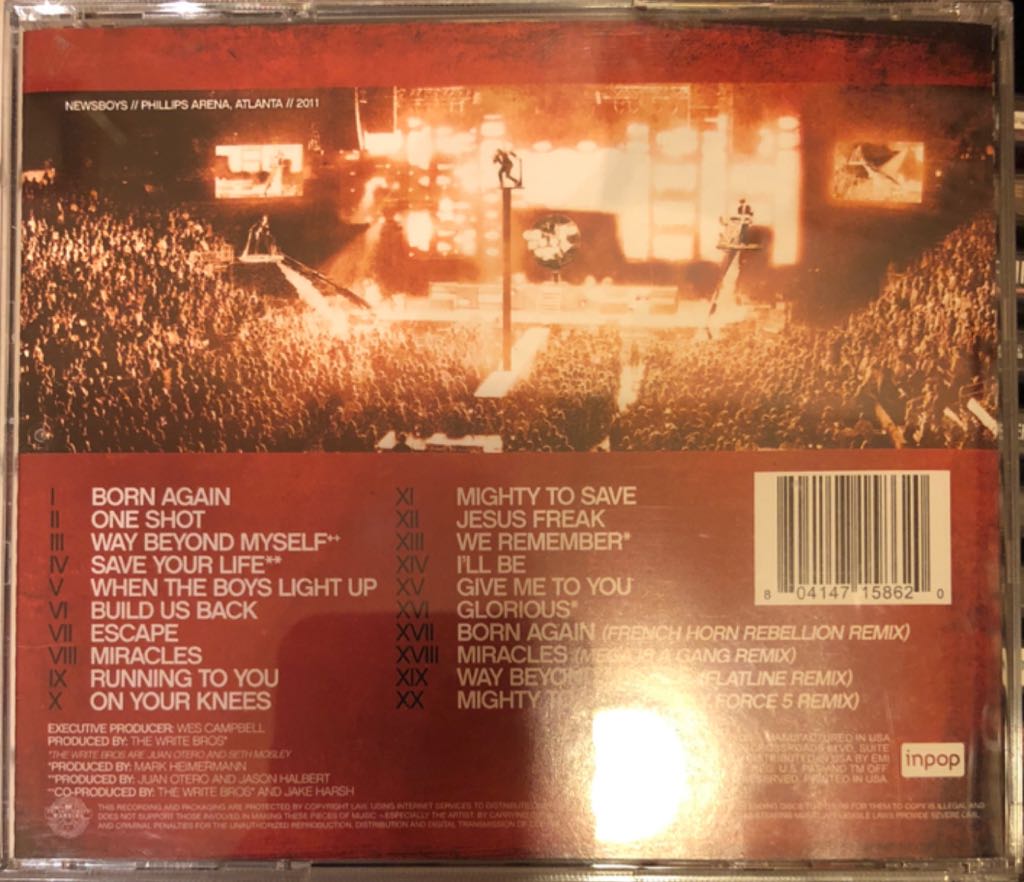 #15 Born Again:  Miracles Edition - Newsboys (MP3 - 41:58) music collectible [Barcode 804147158620] - Main Image 2