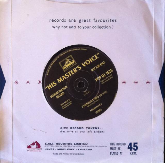 Our Frank - Morrissey (7”) music collectible - Main Image 2