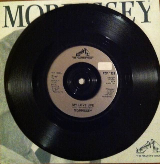 My Love Life - Morrissey (7”) music collectible [Barcode 5099920448370] - Main Image 2