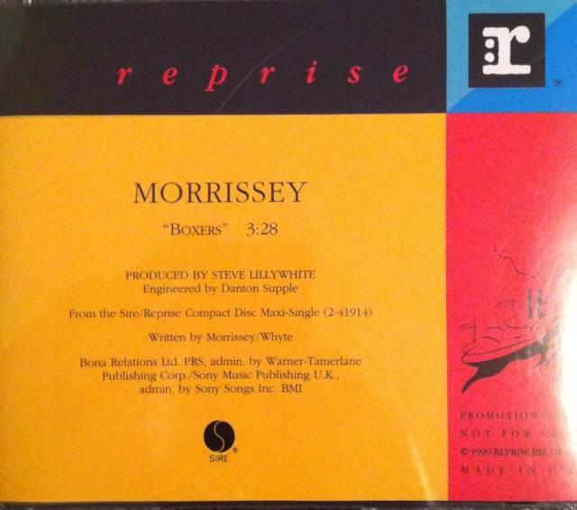 Boxers - Morrissey (CD) music collectible - Main Image 2