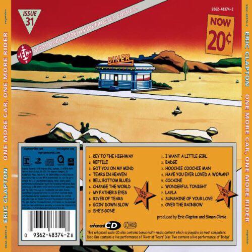 One More Car One More Rider - Clapton, Eric (MP3) music collectible [Barcode 093624839729] - Main Image 2