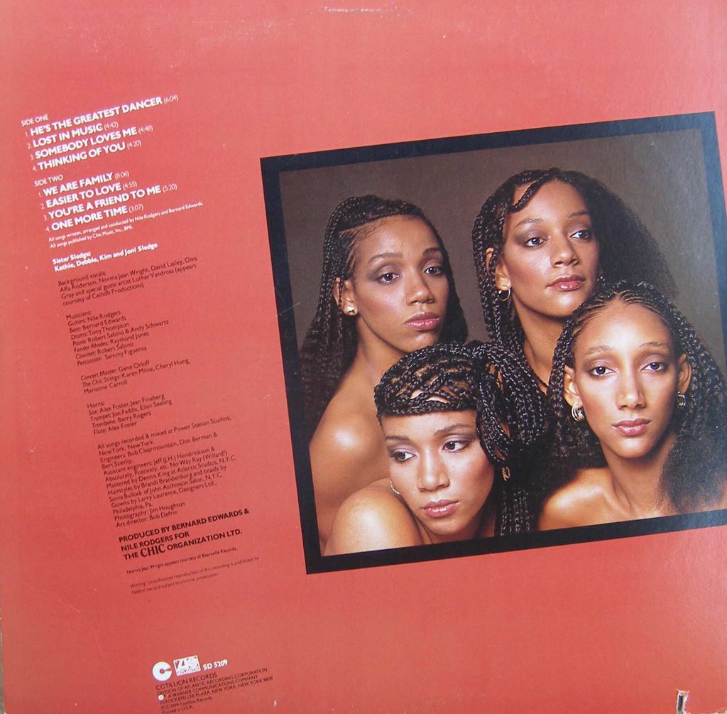 We Are Family - Sister Sledge (CD - 69) music collectible [Barcode 081227158729] - Main Image 2
