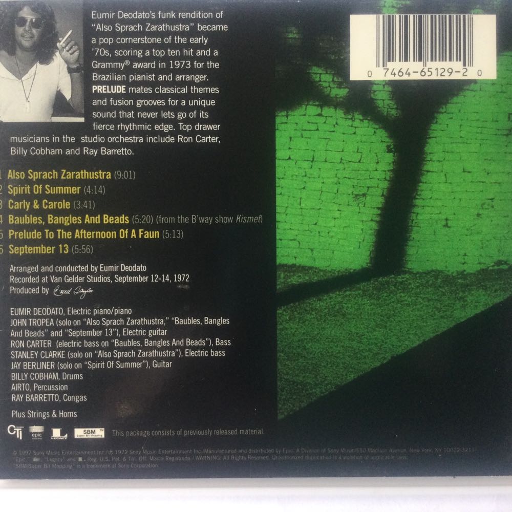 Quadraphonic - Deodato (12” - 32:48) music collectible [Barcode 074646512920] - Main Image 2