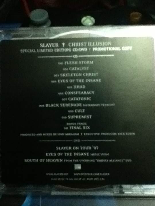 Christ Illusion - Slayer (CD) music collectible [Barcode 886971216028] - Main Image 2