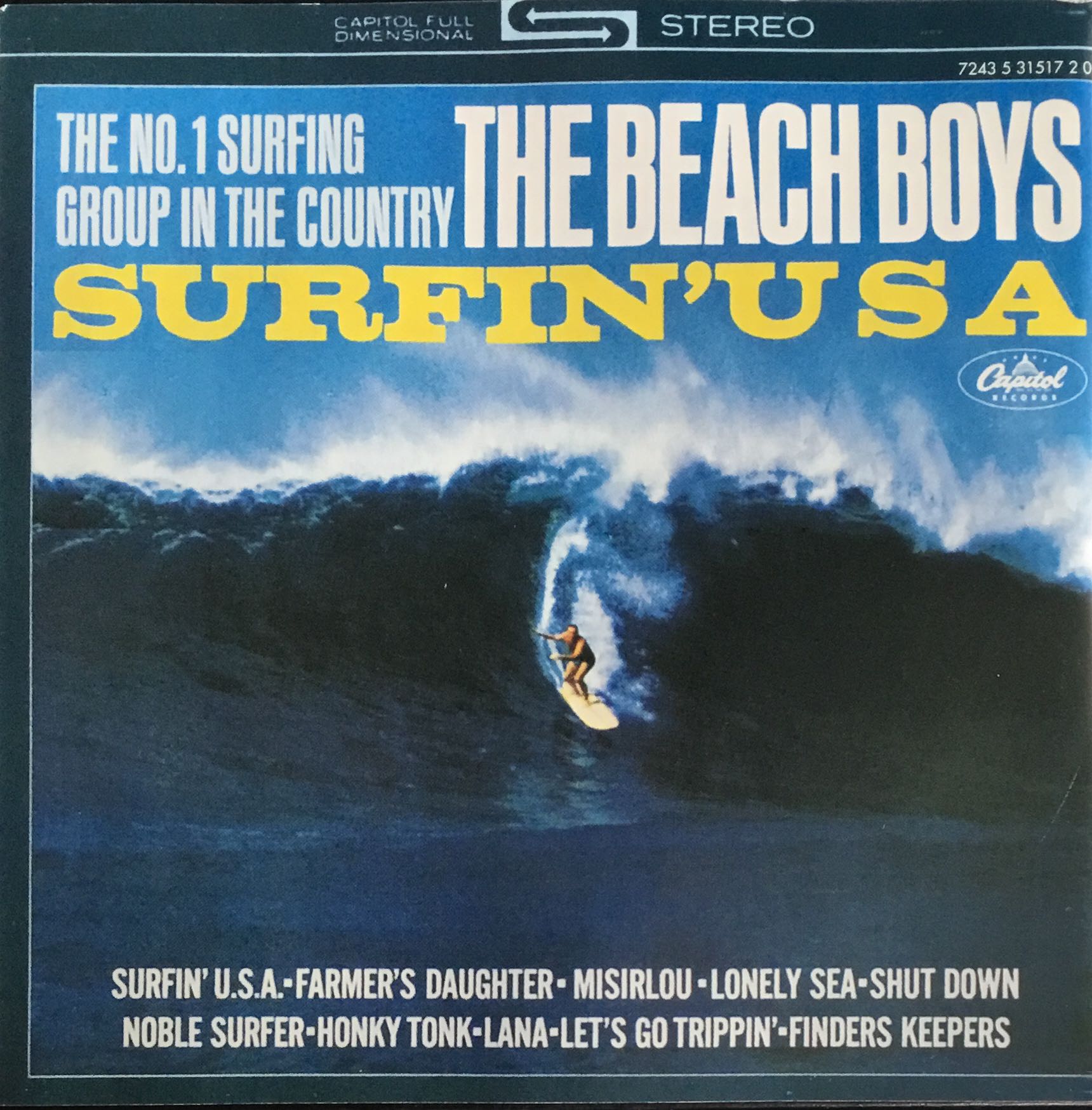 Surfin Safari/Surfin U.S.A - Beach Boys, The (CD - 51) music collectible [Barcode 724353151720] - Main Image 3