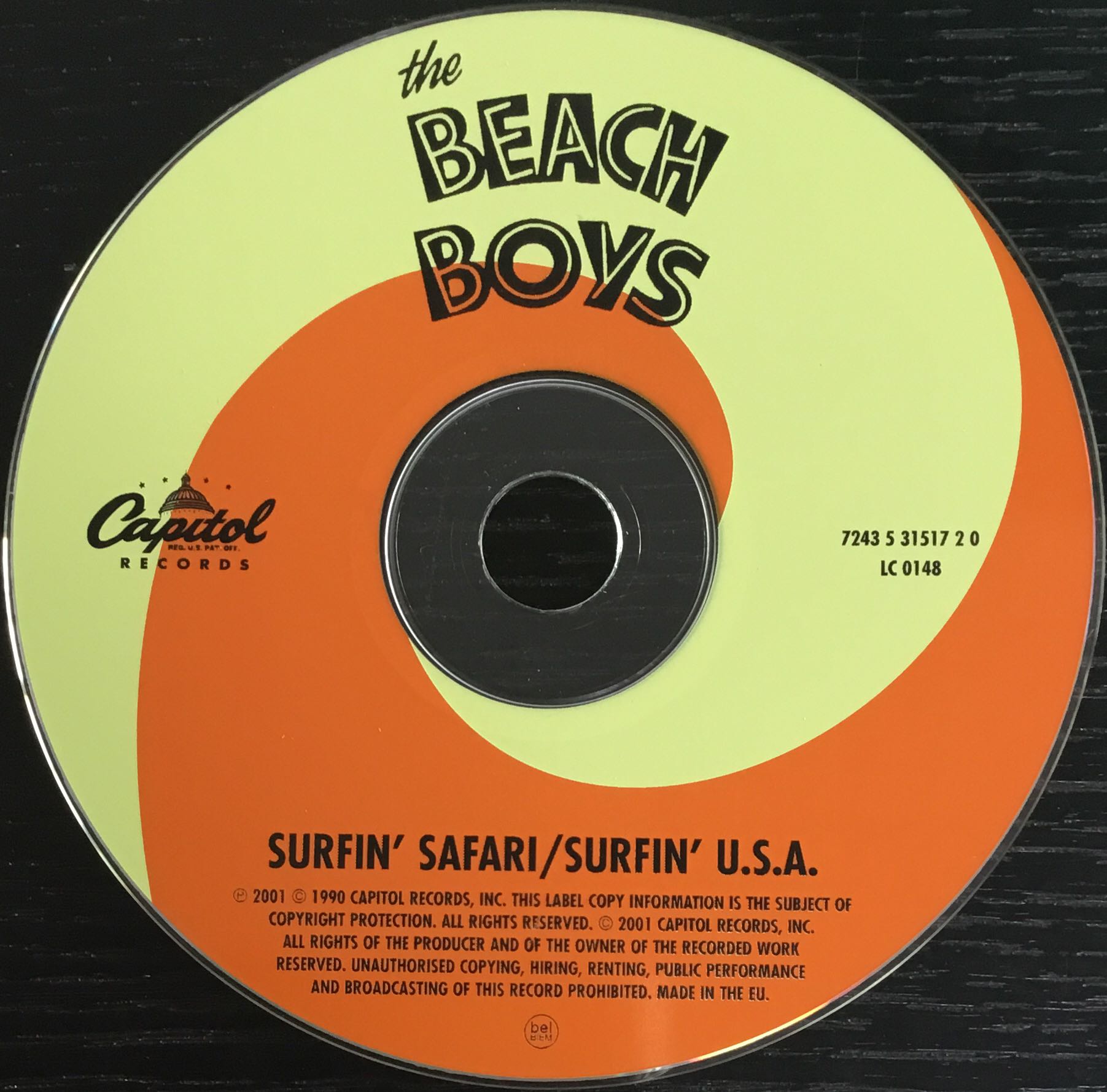 Surfin Safari/Surfin U.S.A - Beach Boys, The (CD - 51) music collectible [Barcode 724353151720] - Main Image 4