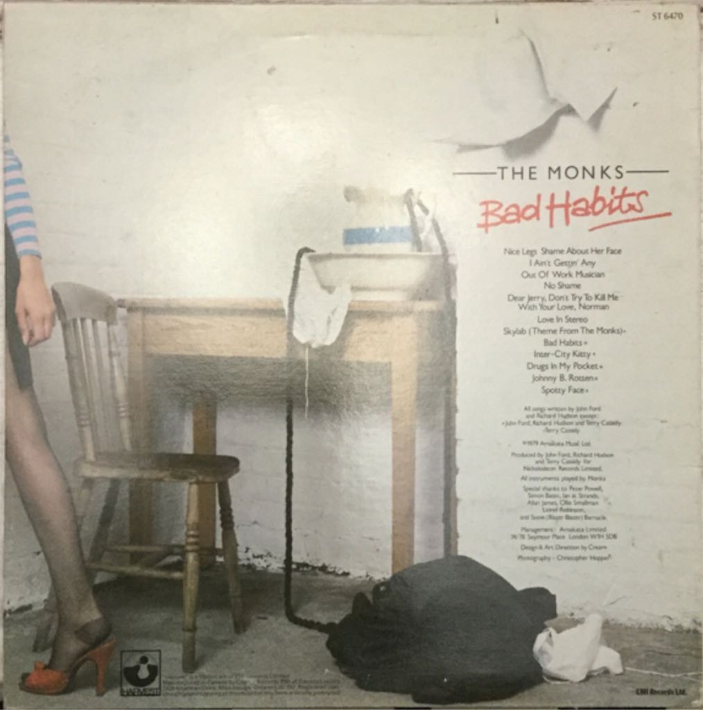 Bad Habits - Monks, The (12”) music collectible - Main Image 2