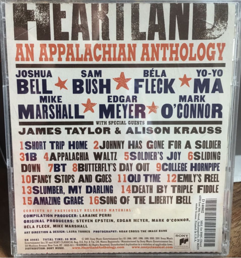 Heartland: An Appalachian Anthology - Various Artists (CD - 66) music collectible [Barcode 696998968325] - Main Image 2
