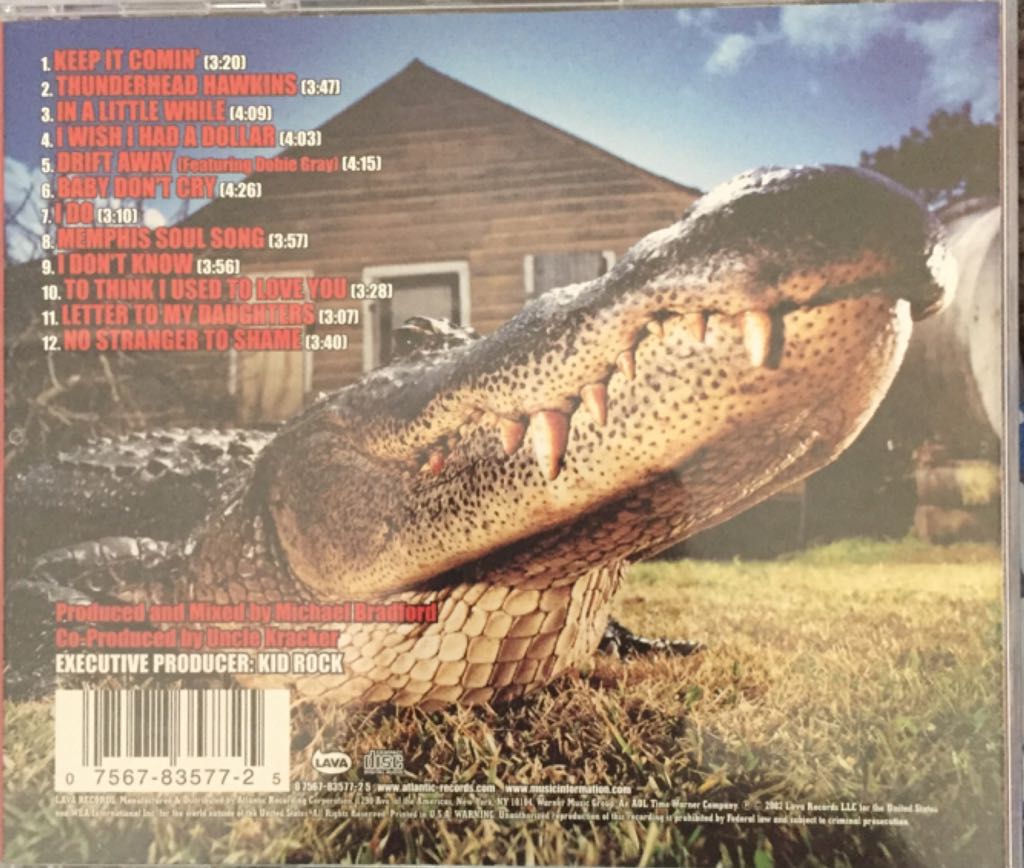 No Stranger To Shame - Uncle Kracker (CD) music collectible [Barcode 075678357725] - Main Image 2