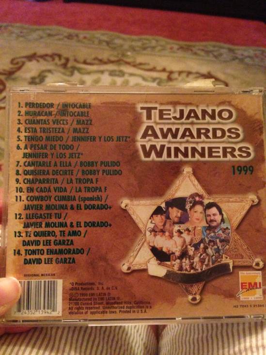 Tejano Awards Winners 1999 - Various Artist (CD) music collectible [Barcode 724352139422] - Main Image 2