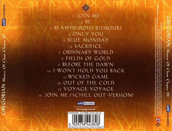 Master Of Chant Chapter III - Verzamel Wereld (CD - 61) music collectible [Barcode 7509951668626] - Main Image 2