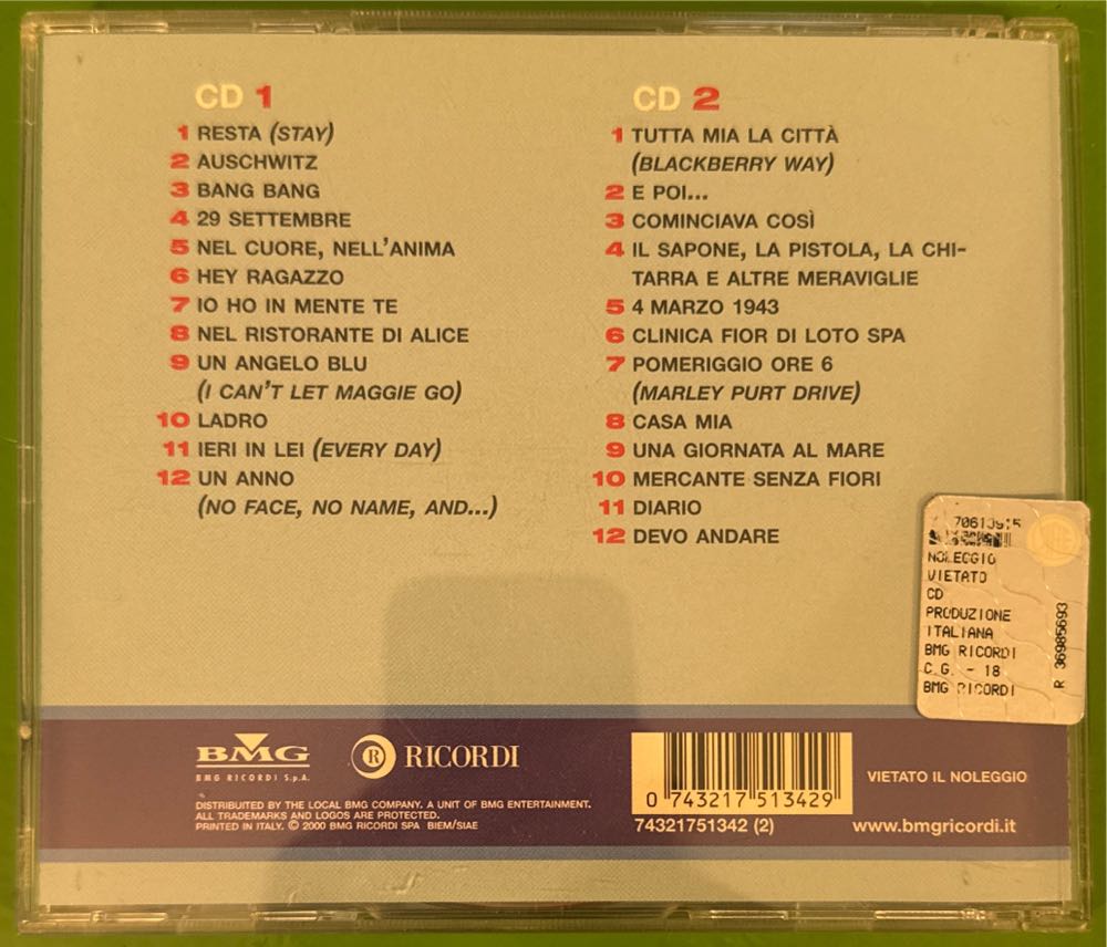 I Grandi Successi Originali - Equipe 84 - FLASHBACK - I GRANDI SUCCESSI ORIGINALI - Equipe 84 (CD) music collectible [Barcode 743217513429] - Main Image 2