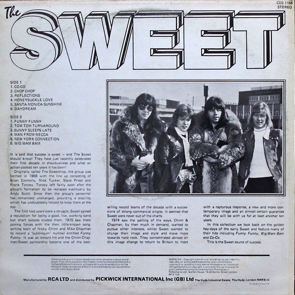 The Sweet - The Sweet (12”) music collectible - Main Image 2