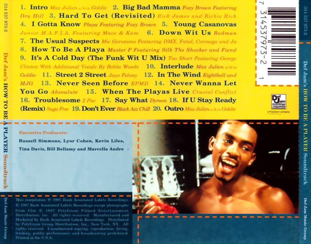 Soundtrack - How To Be A Player - Various (CD) music collectible [Barcode 731453797321] - Main Image 2