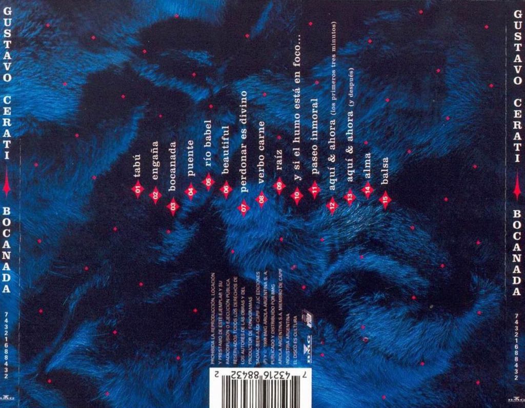Bocanada - Gustavo Cerati (CD) music collectible - Main Image 2