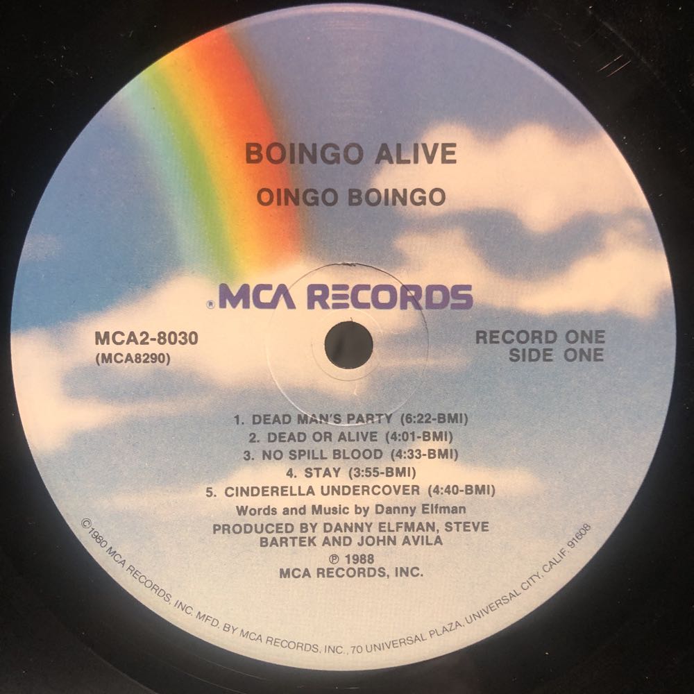 Boingo Alive - Oingo Boingo (12”) music collectible [Barcode 076732803011] - Main Image 3