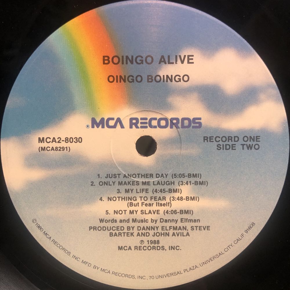 Boingo Alive - Oingo Boingo (12”) music collectible [Barcode 076732803011] - Main Image 4