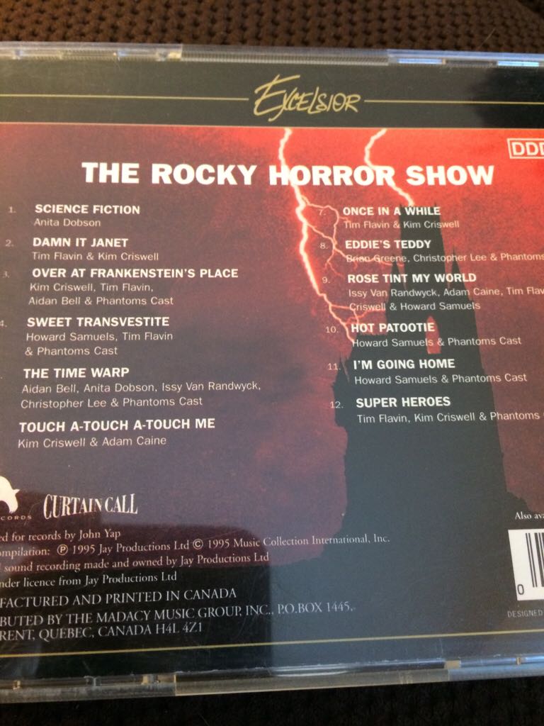 Rocky Horror Picture Show - Various (CD) music collectible [Barcode 056775228125] - Main Image 2