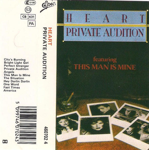 Private Audition - Heart (CD - 40) music collectible [Barcode 074643804929] - Main Image 3