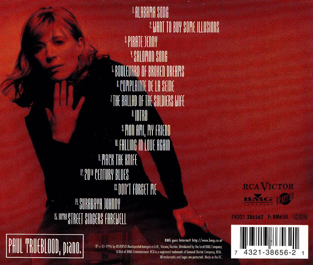 20th Century Blues - Marianne Faithfull (CD - 5404) music collectible [Barcode 0743213865621] - Main Image 2