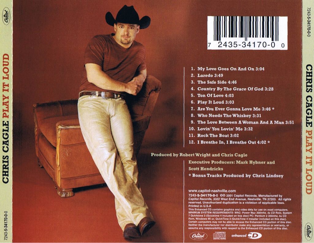 Play It Loud - Cagle, Chris (CD) music collectible - Main Image 2