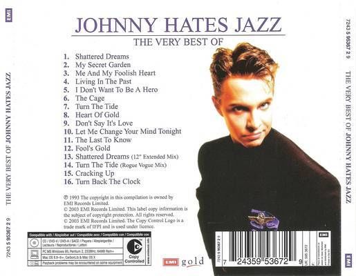 Best Of Johnny Hates Jazz - Johnny Hates Jazz (CD) music collectible [Barcode 724348629722] - Main Image 2