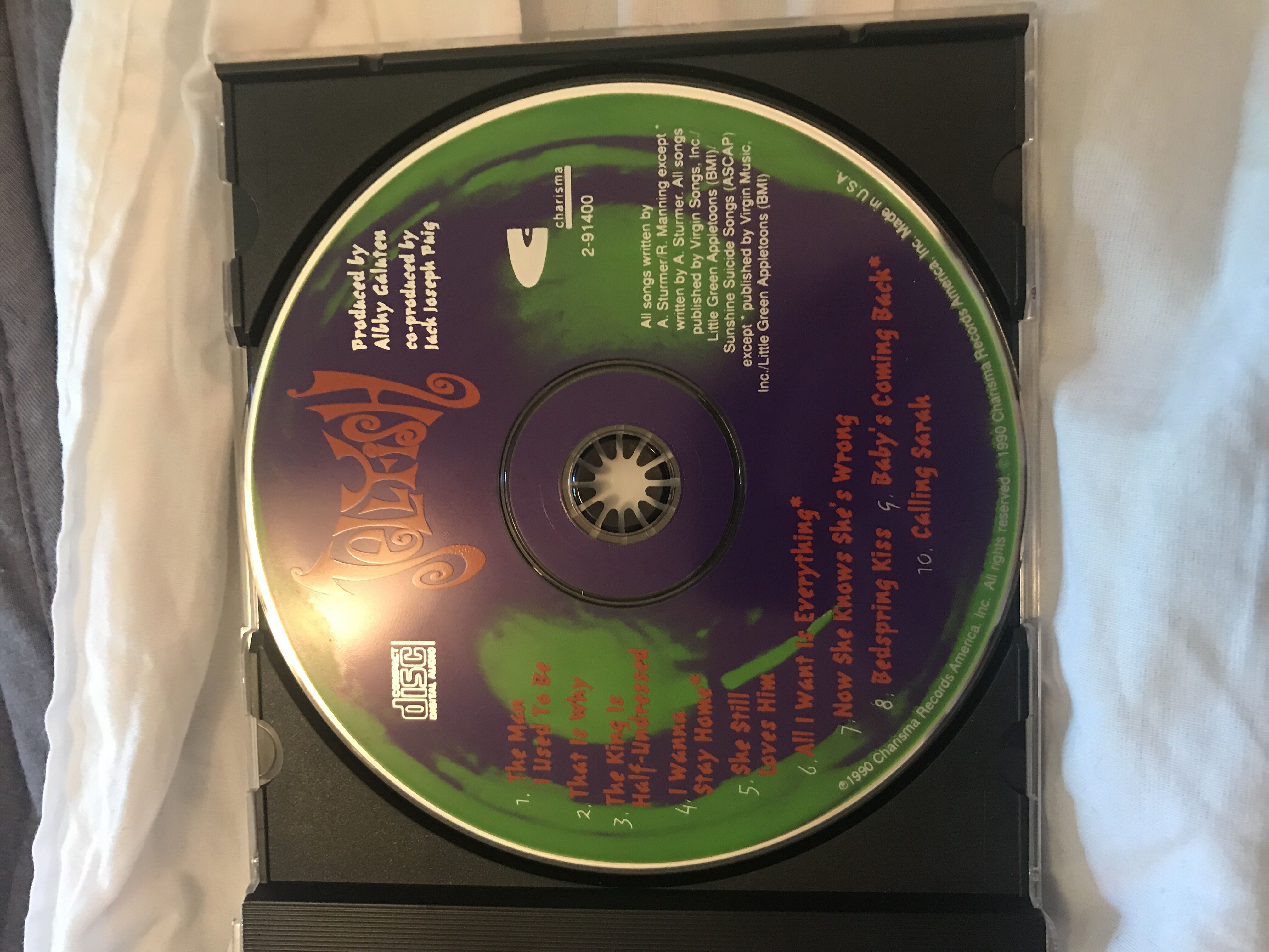 Bellybutton - Jellyfish (CD - 40) music collectible [Barcode 075679140029] - Main Image 4