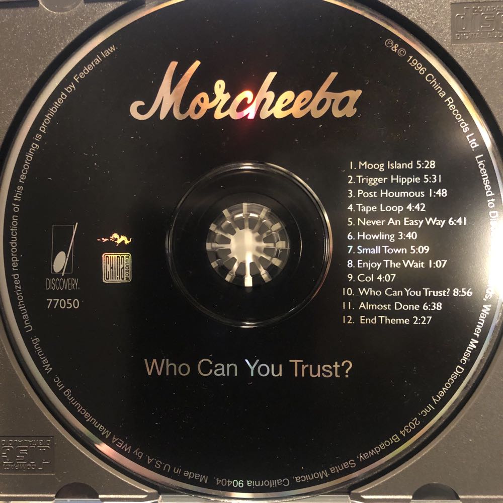 Who Can You Trust ? - - Morcheeba (CD) music collectible [Barcode 010467705028] - Main Image 4