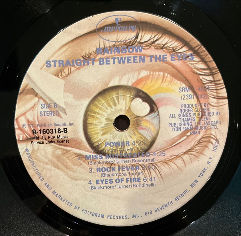 Straight Between the Eyes - Rainbow (12” - 4058) music collectible - Main Image 4