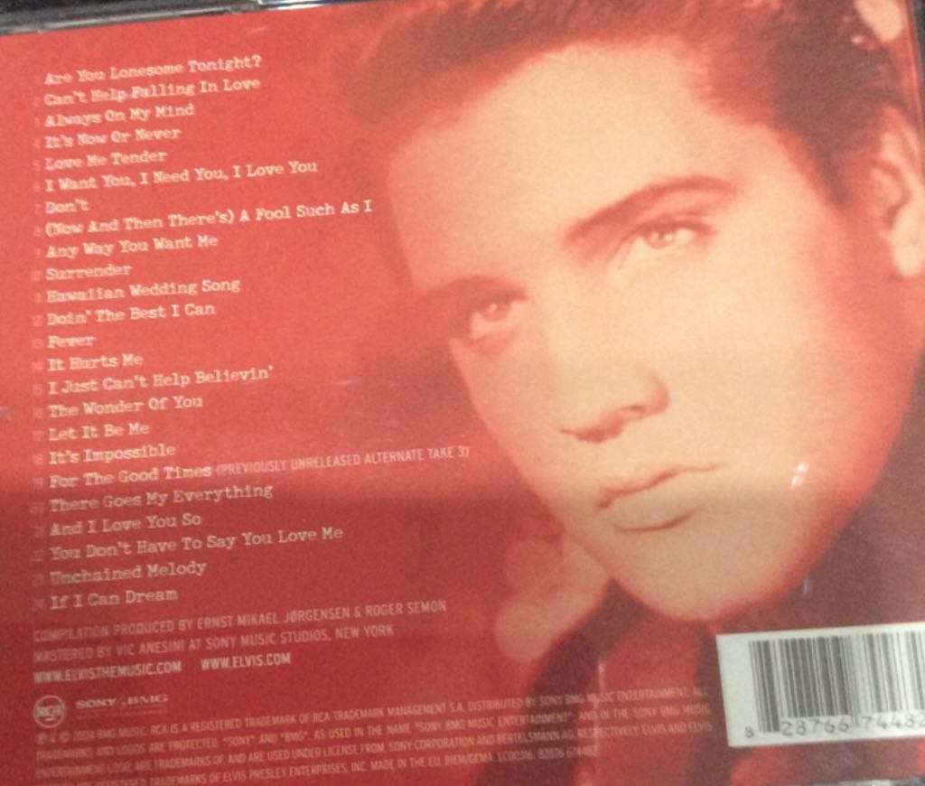 Love Elvis - Presley, Elvis (CD) music collectible [Barcode 828766744828] - Main Image 2