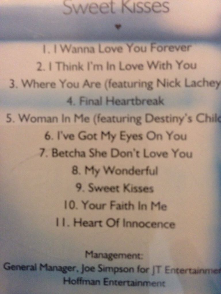 Sweet Kisses - Simpson, Jessica (CD - 44) music collectible [Barcode 074646909621] - Main Image 2