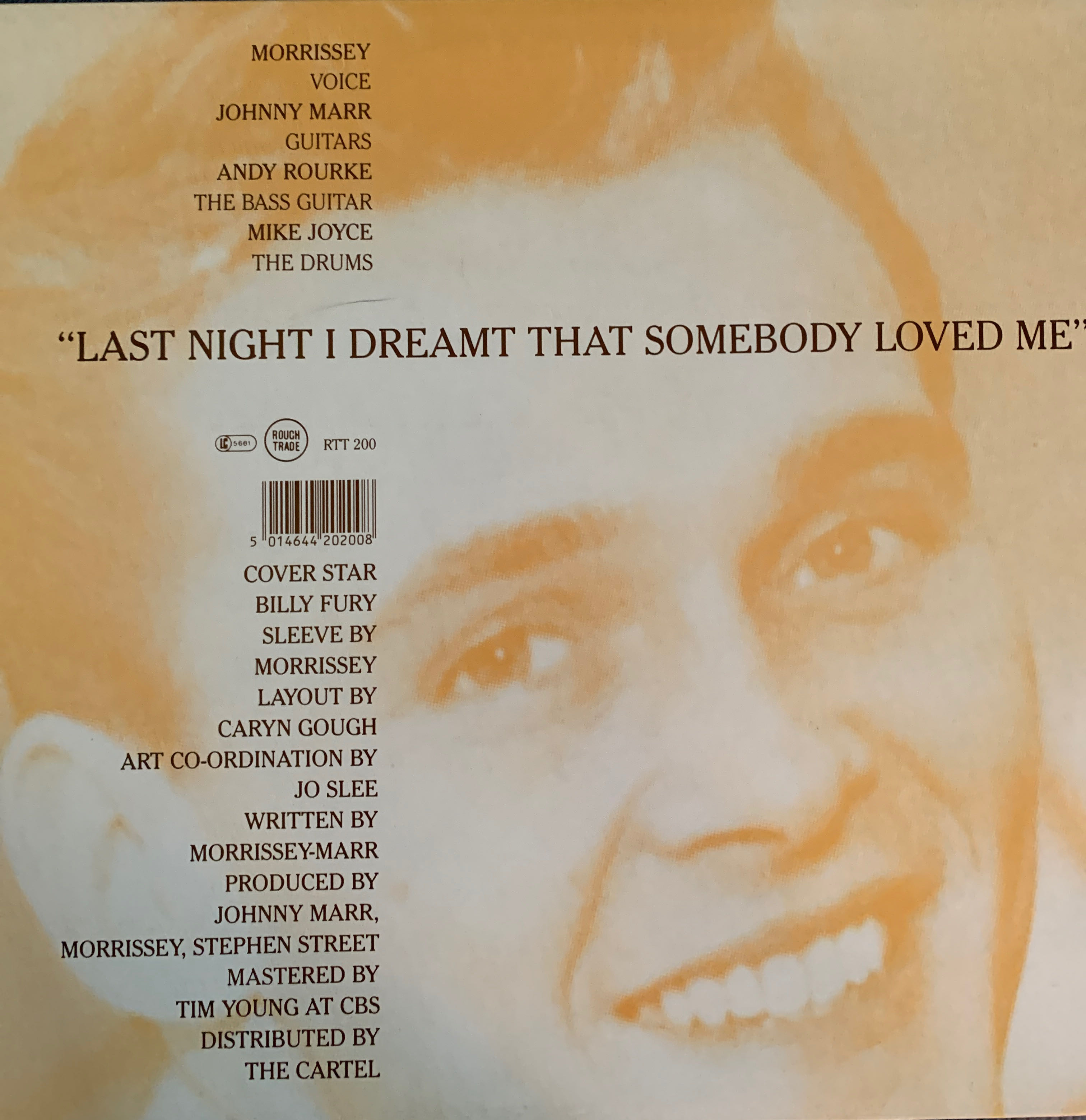 Last Night I Dreamt Somebody Loved Me - Smiths, The (12”) music collectible [Barcode 5014644202008] - Main Image 2